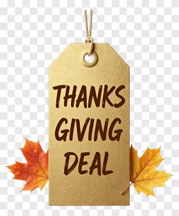 Thanksgiving Deal Tag PNG