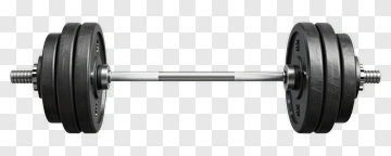 Barbell With Weights PNG