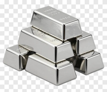 Silver Bullion Bars PNG