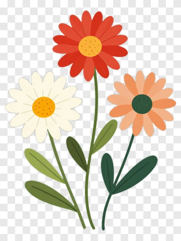 Colorful Flower Bouquet PNG