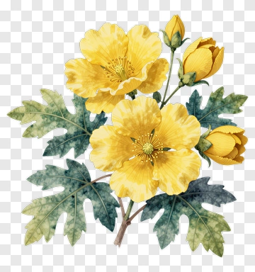 Yellow Flower Bouquet PNG