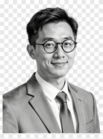 Businessman In A Suit With Glasses PNG