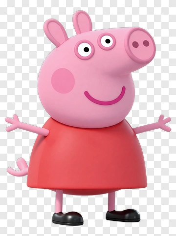Peppa Pig Cartoon Character PNG