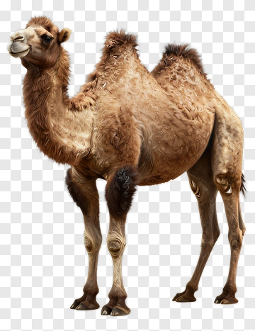 Realistic Camel Standing PNG