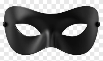 Black Masquerade Mask PNG