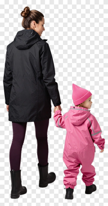 Mother And Child Holding Hands PNG