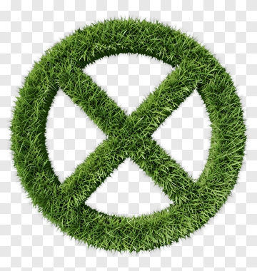 Grass Circle With Cross Symbol PNG