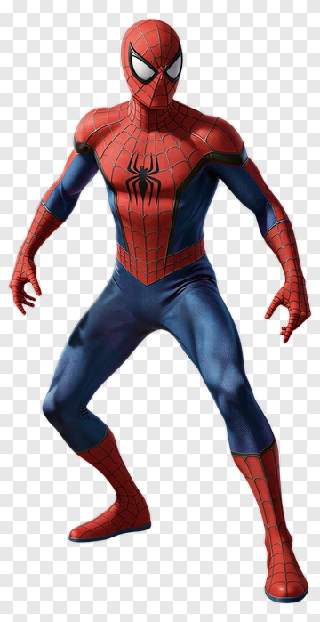 Spider-Man In Action Pose PNG