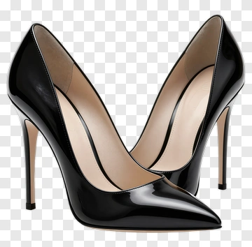 Black High Heels PNG