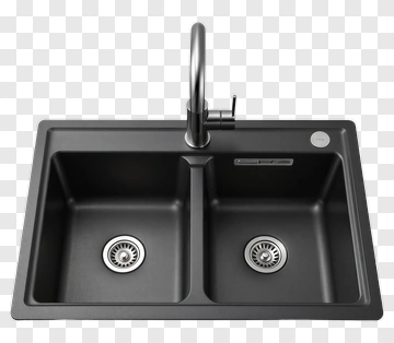 Double Basin Kitchen Sink PNG