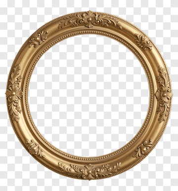 Gold Decorative Frame PNG