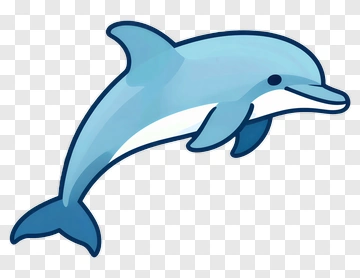Cartoon Dolphin PNG