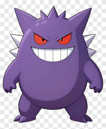 Gengar Pokémon Character PNG