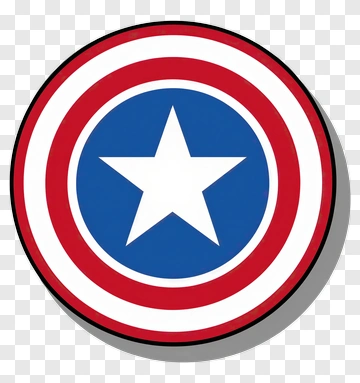 Captain America Shield Emblem PNG
