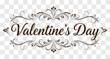 Valentine's Day Decorative Design PNG