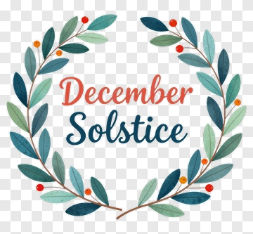 December Solstice Wreath PNG