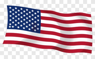 American Flag Waving PNG