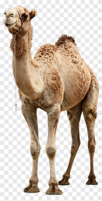 Camel Standing In Profile PNG