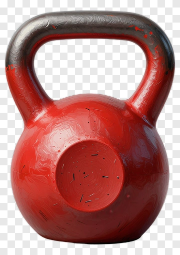 Red Kettlebell PNG