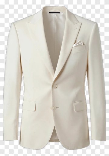 Ivory Suit Jacket PNG