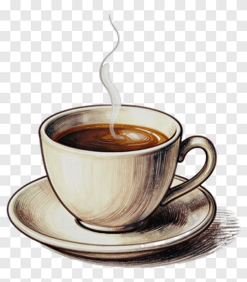 Coffee Cup With Steam PNG