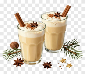 Holiday Drinks With Cinnamon And Star Anise PNG