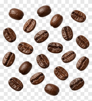 Coffee Beans On Transparent Background PNG