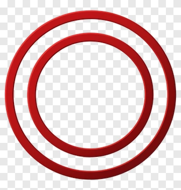 Red Circular Shape PNG