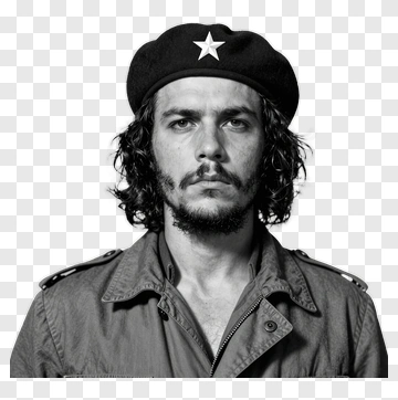 Man In Beret With Star PNG