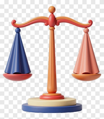 Colorful Balance Scale PNG
