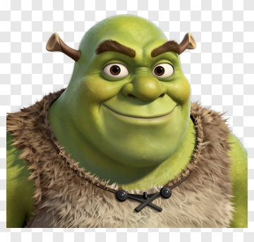 Shrek Character Portrait PNG