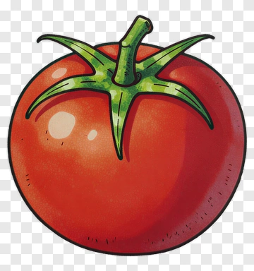 Cartoon Tomato PNG