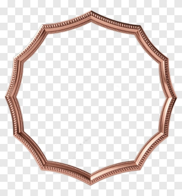 Octagonal Decorative Frame PNG