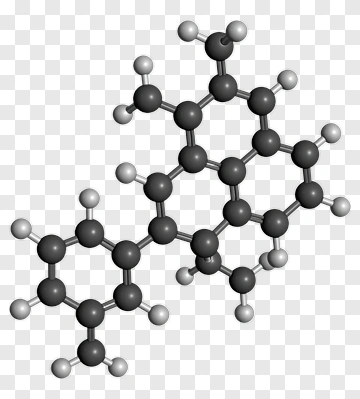 Molecular Structure Of A Chemical Compound PNG
