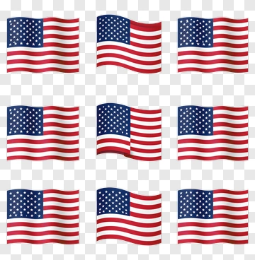 American Flag Pattern PNG