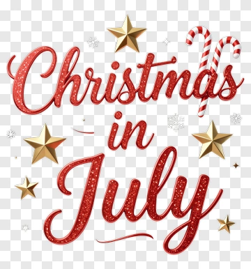 Christmas In July Decoration PNG