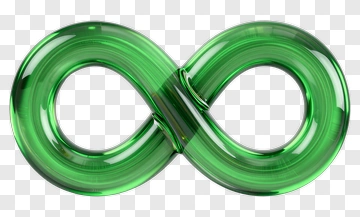 Green Infinity Symbol PNG