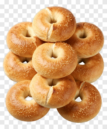 Stack Of Bagels PNG