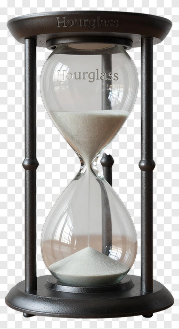 Hourglass With Sand PNG