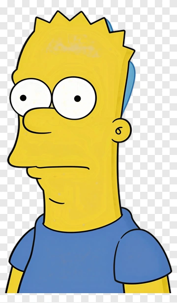 Cartoon Boy With Spiky Yellow Hair PNG