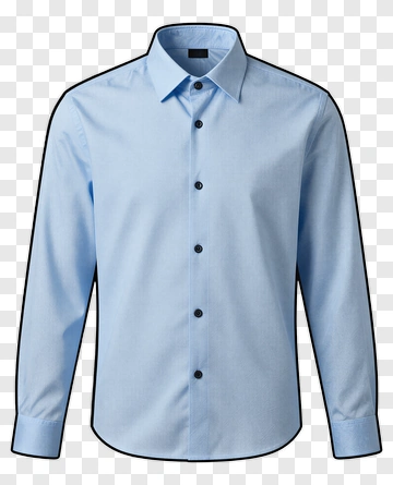 Light Blue Dress Shirt PNG