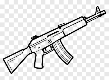 Illustration Of A Gun PNG