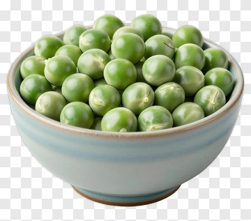 Bowl Of Fresh Green Peas PNG