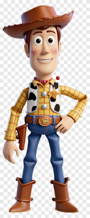 Cowboy Toy Character PNG