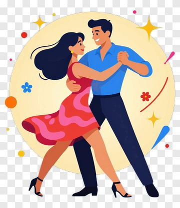 Couple Dancing Together PNG