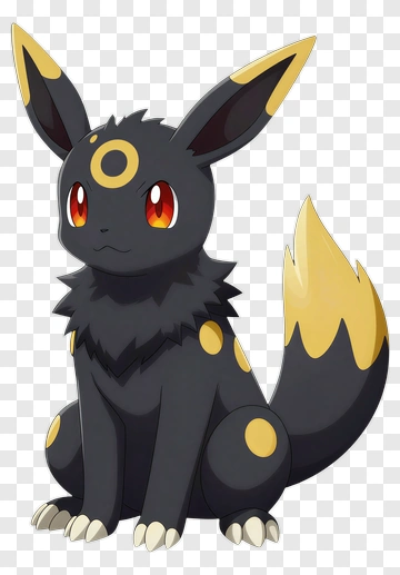 Umbreon Sitting PNG