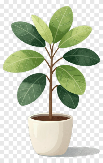 Potted Green Plant PNG