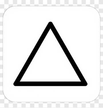 Black Triangle Shape PNG