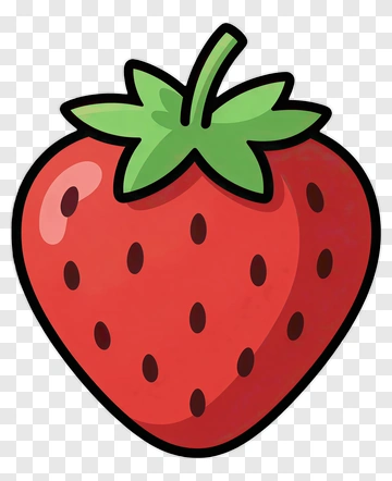 Cartoon Strawberry PNG