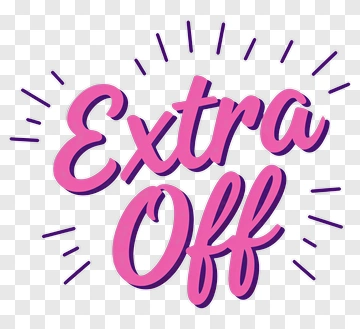Extra Off Sale Promotion PNG